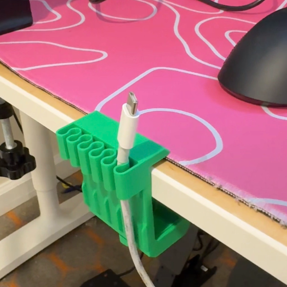 Cable Holder For Desk