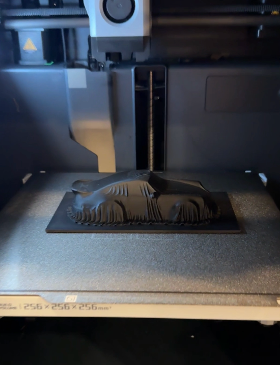 Porsche With Car Reveal Cover